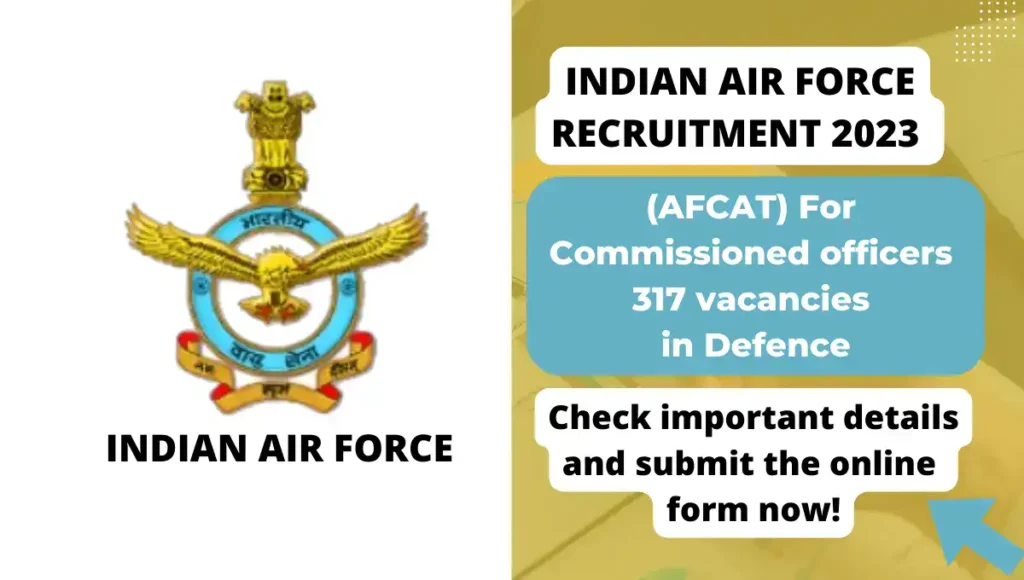 Indian Airforce AFCAT 1 Recruitment 2024